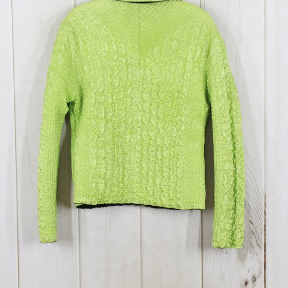 UBU Green Black Reversible Quilted Crinkle Packable Jacket Size XL - Picture 6 of 12